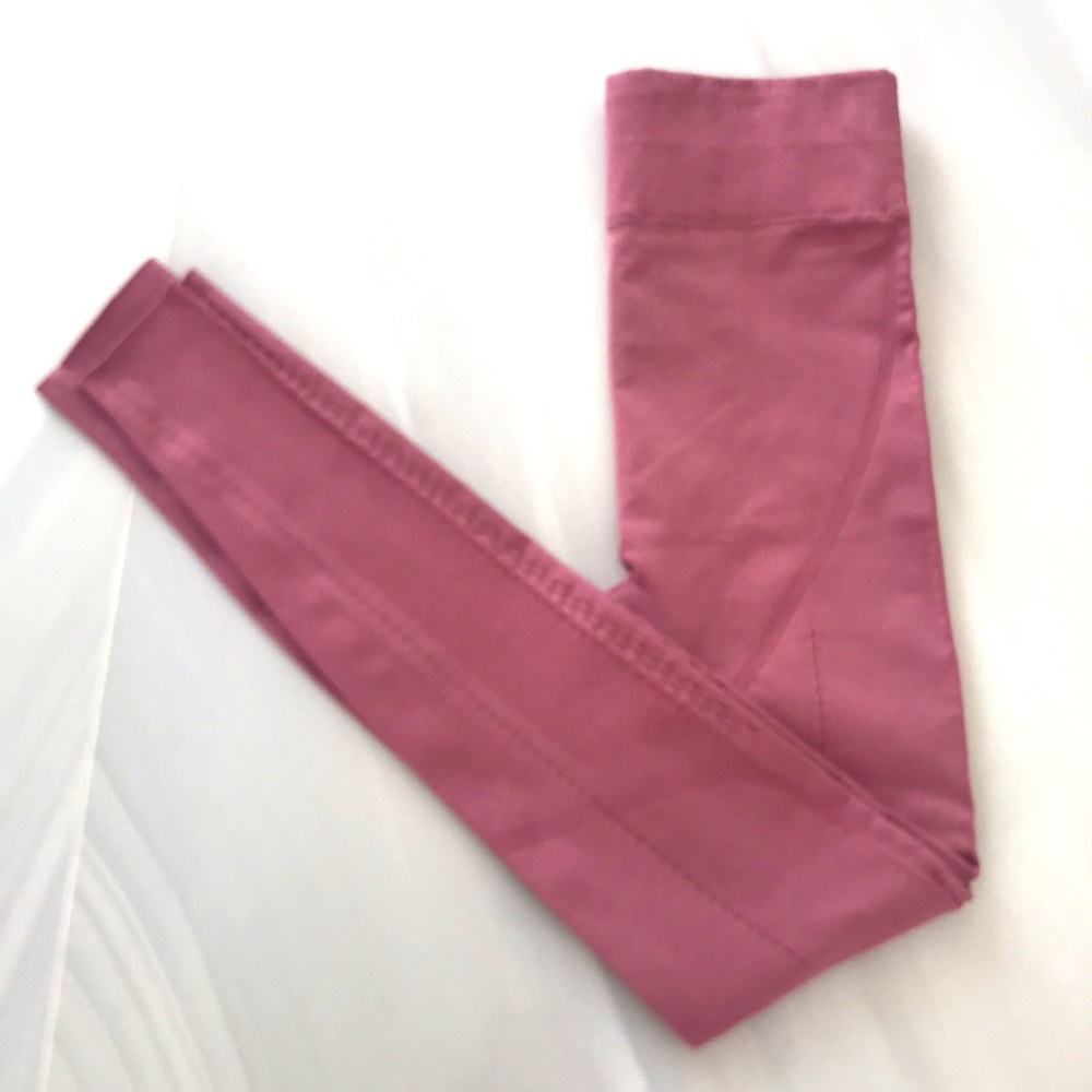 Fabletics Seamless High Wasted Legging Dusty Pink… - image 5
